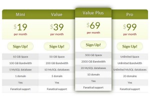 CSS3 Pricing Tables for WordPress