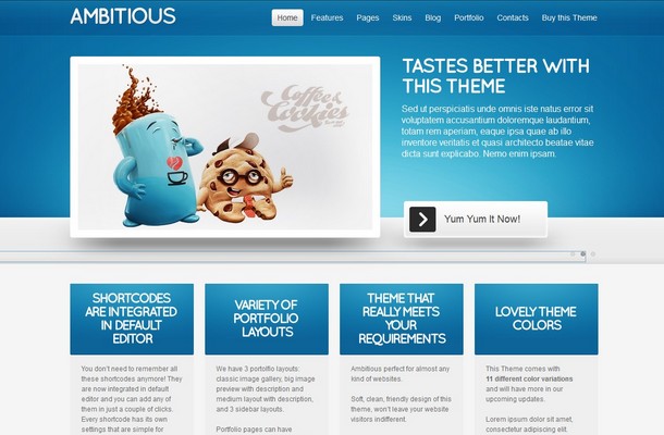 Ambitious WordPress Theme