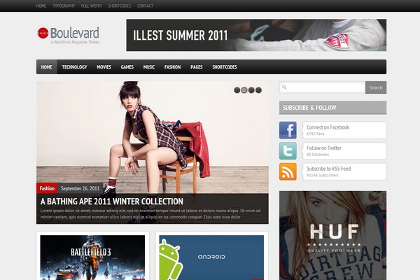 Boulevard - A WordPress Magazine Theme