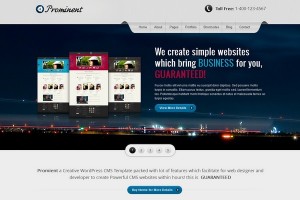 Prominent - A Creative CMS WordPress Theme