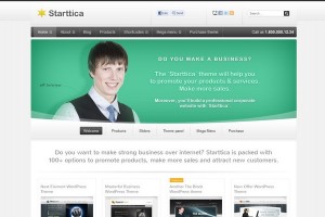 Starttica WordPress Theme