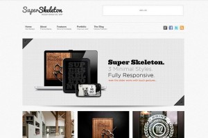 SuperSkeleton - A Responsive WordPress Theme