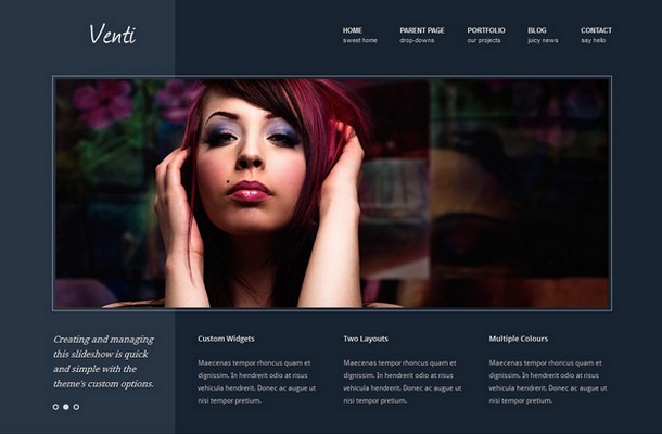 Venti - A business WordPress Theme