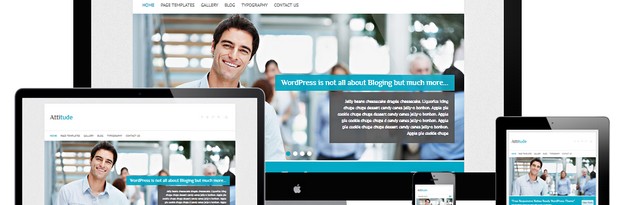 Attitude Free Retina Ready WordPress Theme