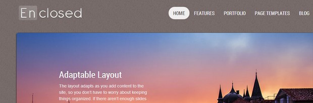Enclosed - A clean, modern and Free WordPress Theme