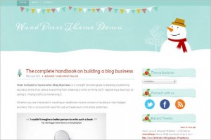 Mistletoe is a free WordPress Theme by SimplyWP