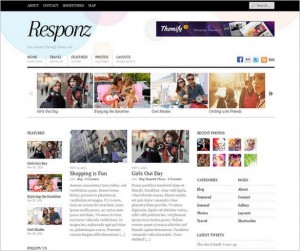 Responz - A WordPress Theme with responsive design
