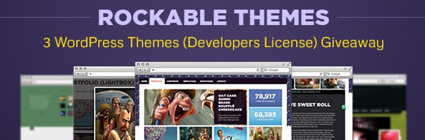 Rockable Themes 3 WordPress Themes Giveaway (Developers License)