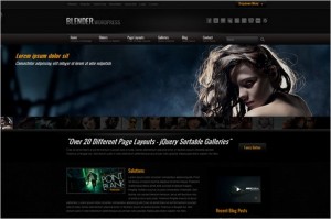 Blender - A WordPress Portfolio Theme