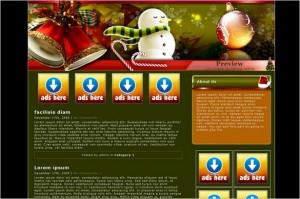 Christmas Holiday is a free WordPress Theme