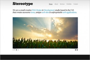 Stereotype is a One Page WordPress Theme