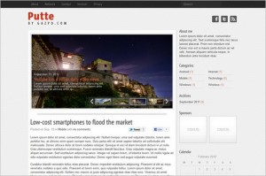 Putte is a free WordPress Theme by Gazpo.com