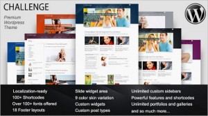 Challenge – Powerful Premium WordPress Theme