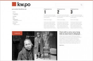 Kw.po is a free WordPress Theme by Frédéric Serva