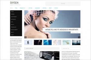 Oxygen is a free responsive WordPress Theme