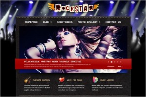 Rockstar is a WordPRess Theme for Music Bands