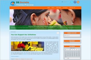 D5 Socialia is a free Organizations WordPress Theme