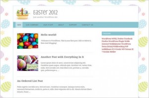Easter 2012 is a free WordPress Theme by eFrog