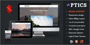 Optics is a Photography & Portfolio WordPress Theme