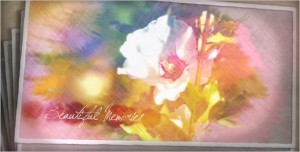 Free Painted Postcard template