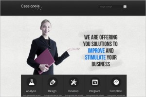 Cassiopeia is a responsive business WordPress Theme
