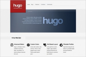 Hugo is a Minimalistic Portfolio WordPress Theme