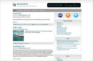 StandardPack is a free WordPress Theme