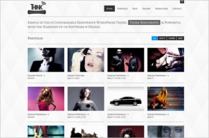 Think Responsive Portfolio and Blog WordPress Theme