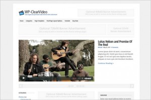 WP-ClearVideo is a Premium WordPress Theme