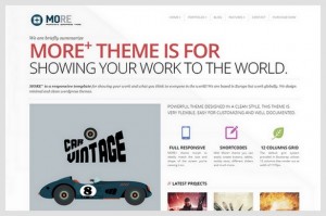 More+ is a Business and Portfolio WordPress Theme