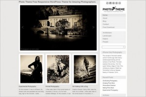 Photo Theme Responsive is a free WordPress Theme