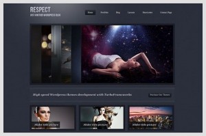 Respect Pro is a Portfolio WordPress Theme
