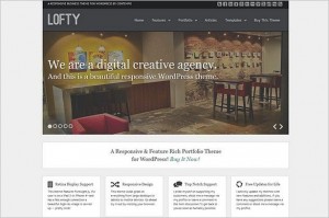WP Lofty is a Responsive Business WordPress Theme