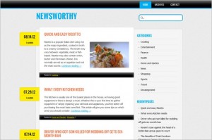 Newsworthy is a free WordPress Theme