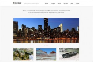 Murmur is a free Portfolio WordPress Theme by DevPress