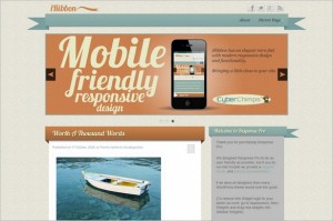 iRibbon is a free WordPress Theme by CyberChimps