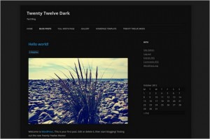 Twenty Twelve – Dark Child Theme is a free WP Theme