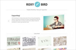 Roxy Bird is a portfolio WordPress Theme