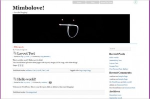Mimbolove is a free WordPress Theme