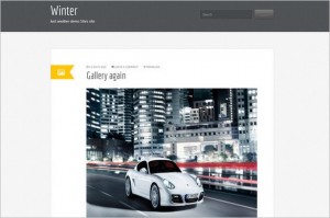 Winter is a free WordPress Theme by web2feel
