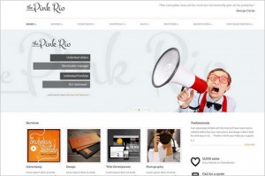 PinkRio is a free WordPress Theme