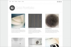 Minimalistic Design - Portfolio Theme WordPress