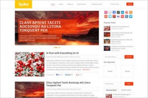 Spike is a colorful and responsive WordPress Theme by MyThemeShop
