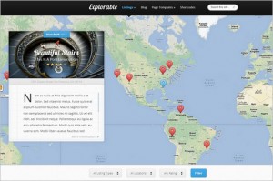 Explorable is a Location Based WordPress Theme