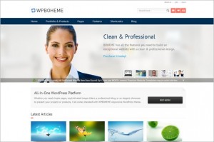 Wp-Boheme is a Multi-Purpose WordPress Theme