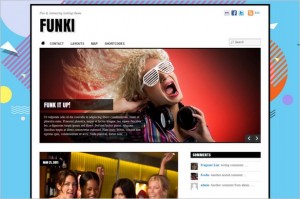 Funkiest WordPress Themes - Funki WordPress Theme