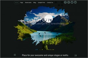 Quality WordPress Premium Themes - Nature776