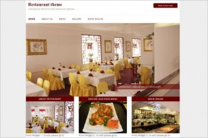Free Exciting WordPress Themes - Restaurant