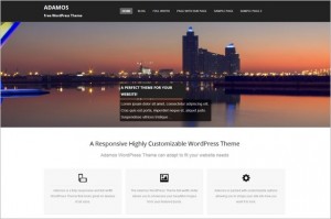 Brand New WordPress Themes - Adamos