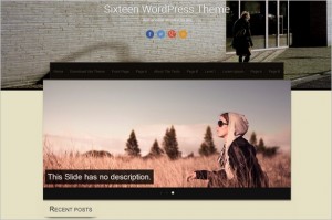 Sixteen Free WordPress Theme